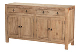 APARADOR MADERA MINDI NATURAL 140x40x82 CM