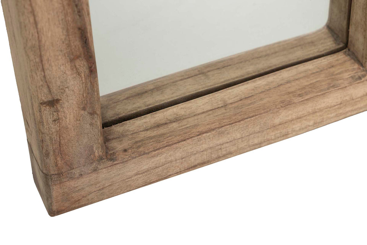 ESPEJO VENTANA MADERA MINDI NATURAL 86x4x130 CM