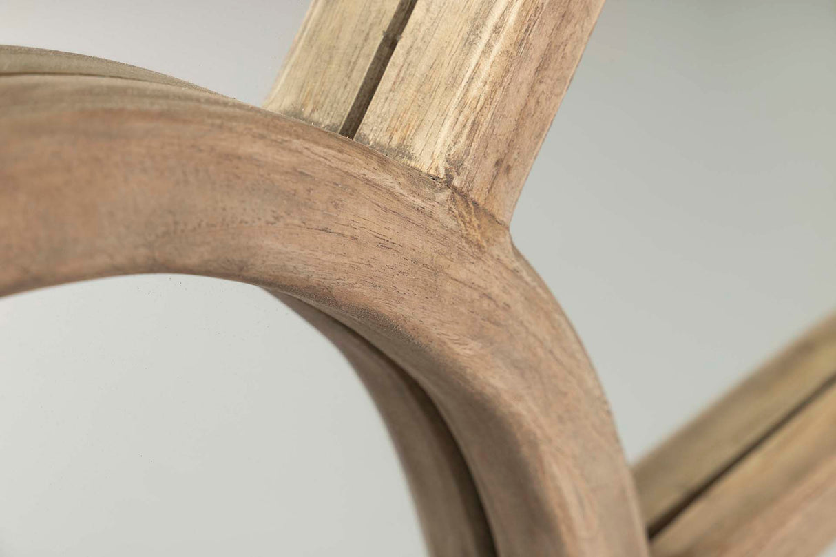 ESPEJO VENTANA MADERA MINDI NATURAL 86x4x130 CM