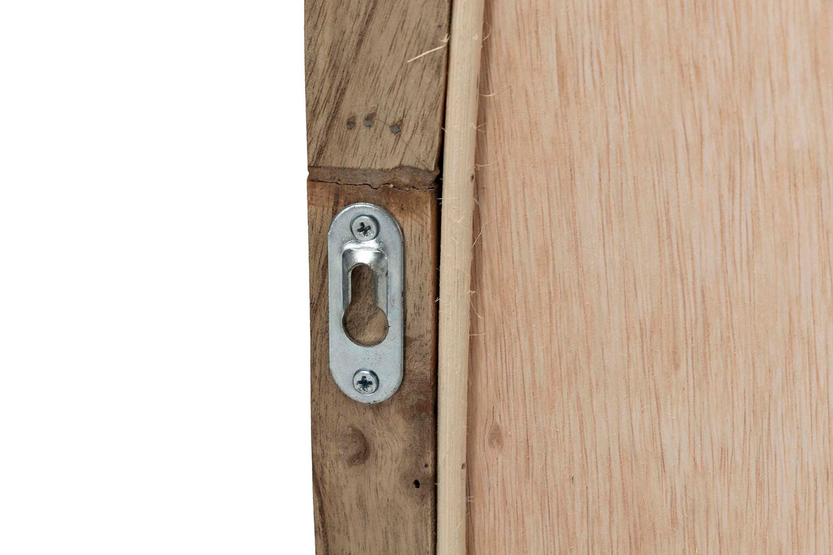ESPEJO VENTANA MADERA MINDI NATURAL 86x4x130 CM