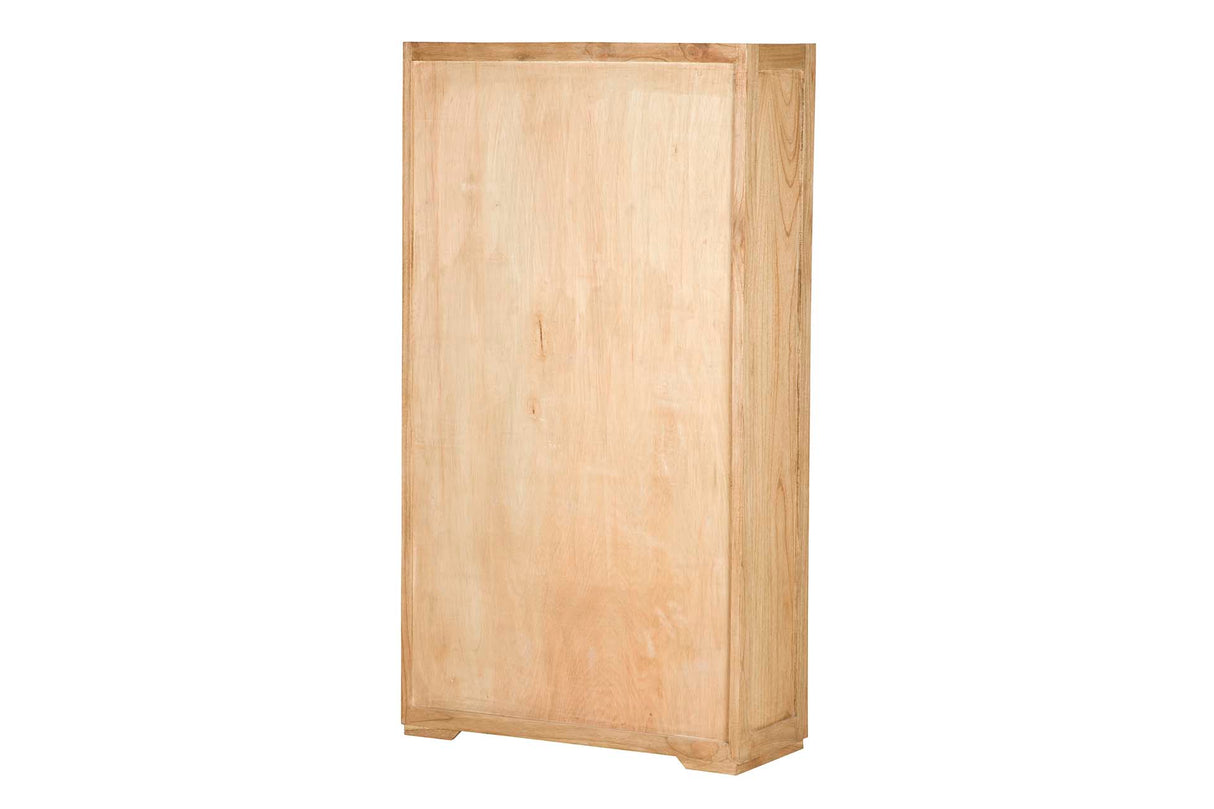 CABINET MADERA MINDI NATURAL 100x40x185 CM