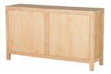 APARADOR MADERA MINDI CRISTAL NATURAL 140x40x82 CM