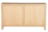 APARADOR MADERA MINDI CRISTAL NATURAL 140x40x82 CM