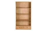 LIBRERO MADERA MINDI NATURAL 100x40x185 CM