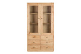 CABINET MADERA MINDI CRISTAL NATURAL 100x40x185 CM