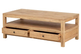 MESA DE CENTRO MADERA MINDI MARRON 120x60x45 CM