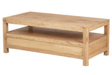 MESA DE CENTRO MADERA MINDI MARRON 120x60x45 CM
