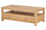 MESA DE CENTRO MADERA MINDI MARRON 120x60x45 CM