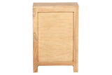 MESITA DE NOCHE 2 CAJONES MADERA MINDI 45x30x66C M
