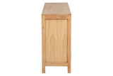APARADOR MADERA MINDI CRISTAL MARRON 140x40x82 CM