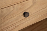 APARADOR MADERA MINDI CRISTAL MARRON 140x40x82 CM