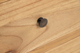 COMODA 3 CAJONES MADERA MINDI MARRON 90x40x85 CM