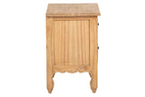 MESITA DE NOCHE 2 CAJONES MADERA MINDI 54x40x60 CM