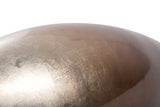 Ceram Vase. Brun argenté laqué 19.5x19,5x59 cm