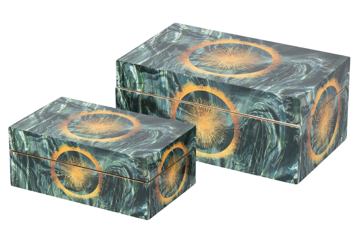 SET 2 CAJAS SOLAR 25x15x11/20x12x8 CM