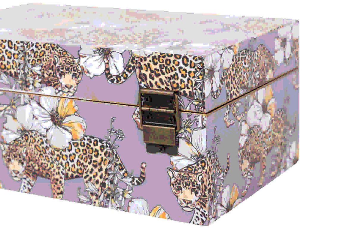 SET 2 CAJAS LEOPARDO 25x15x11/20x12x8 CM