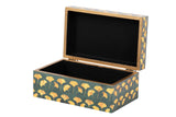 SET 2 CAJAS FLORAL 25x15x11/20x12x8 CM