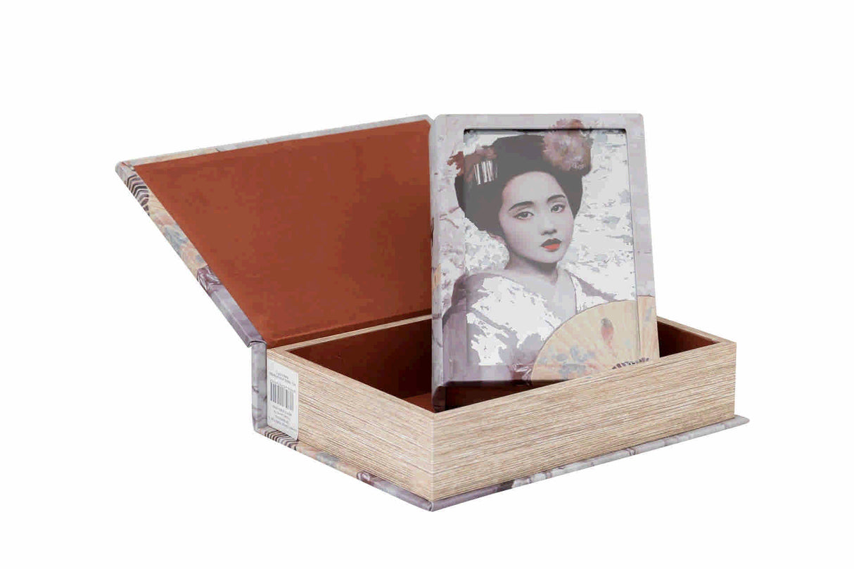 Set 2 Boxes Mirror Book 21x7x30 / 16x5x24 cm