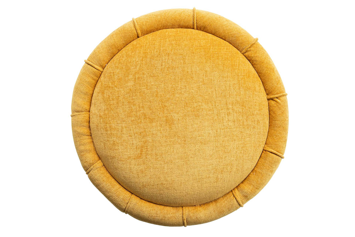 PUFF VELVET VERDE AMARILLO 40x40x44 CM