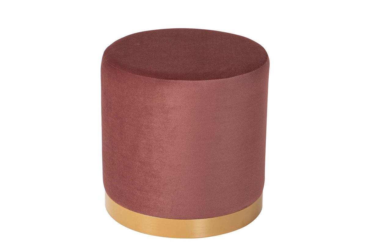 SET BUTACA Y PUFF VELVET 61x61x70 40x40x40 CM