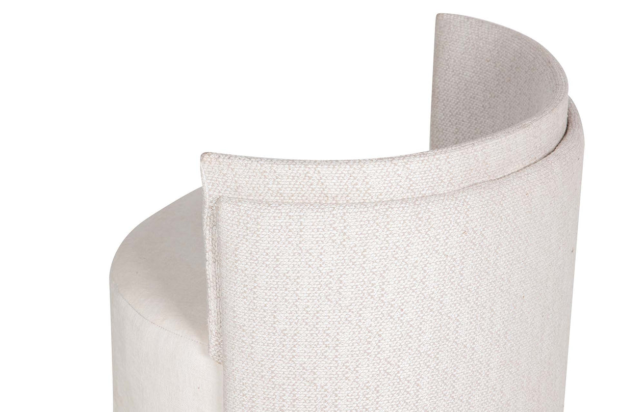 SET BUTACA Y PUFF VELVET 61x61x70 40x40x40 CM