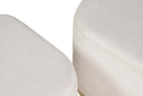 SET 2 PUFFS LINO MADERA 83x48x42 69x38x35 CM