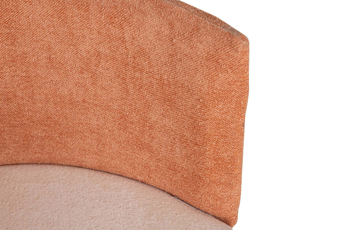 SET BUTACA Y PUFF VELVET 61x61x70 40x40x40 CM