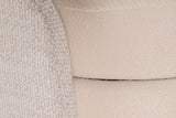 PUFF VELVET CHENILLA BEIGE 70x54x48 CM