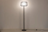 Black Metall -Bodenlampe 40x40x164 cm