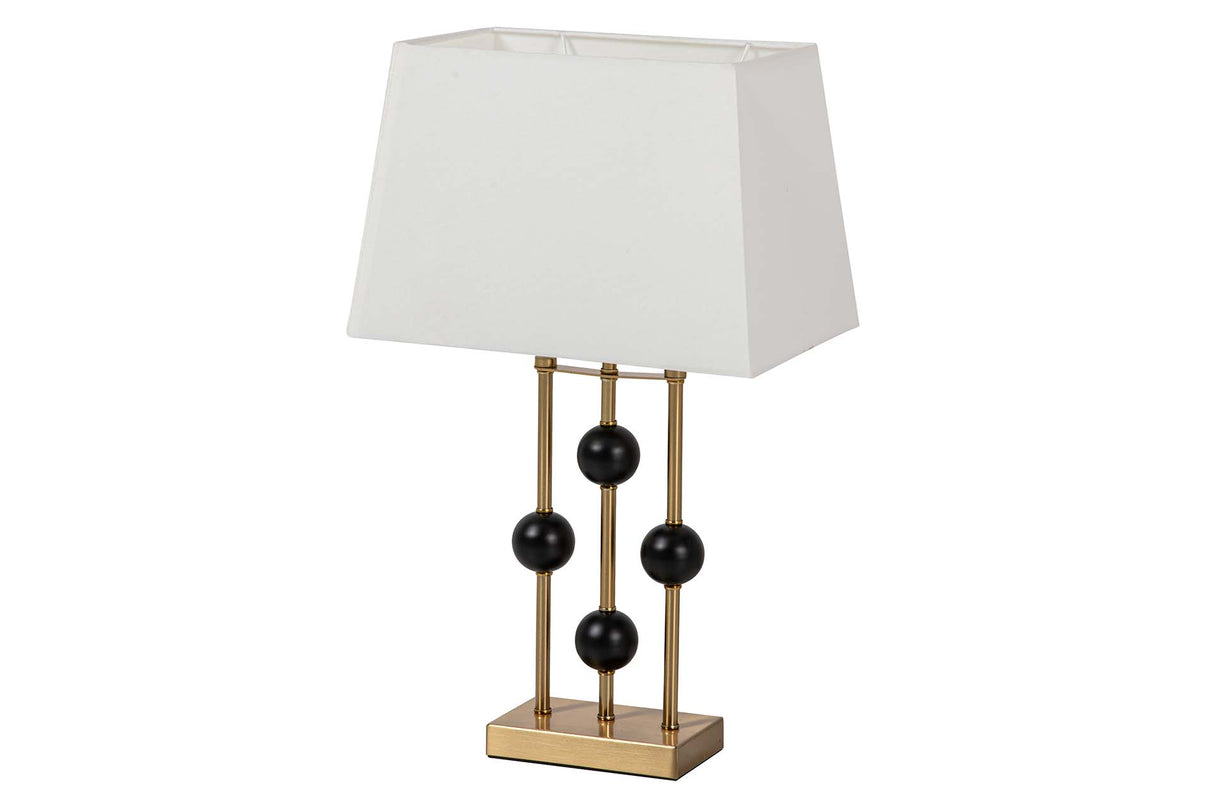 LAMPARA SOBREMESA METAL 28x22x55 CM