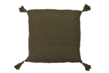 Cojin Torlones Olive verte 50x15x50 cm