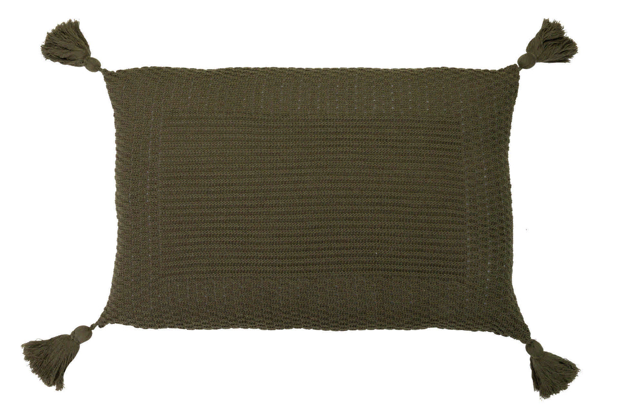 Borde di Cojin Witter Olive Green 60x15x40 cm