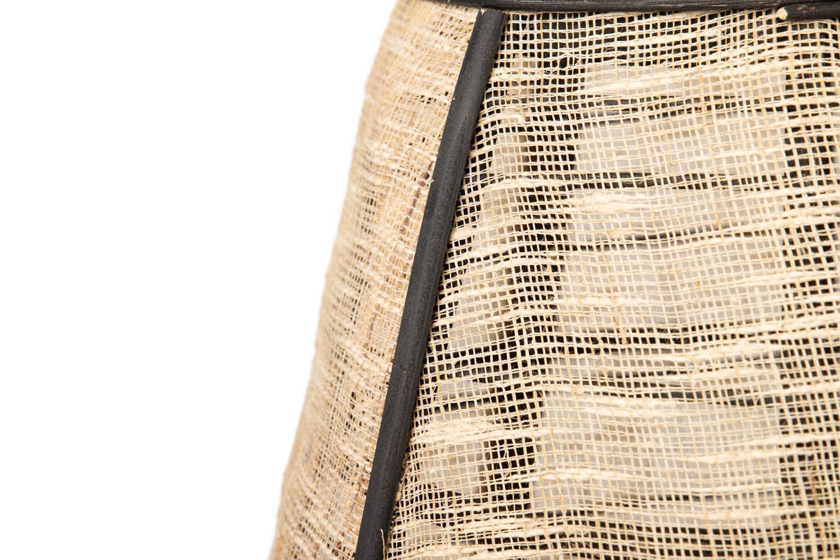 Bambu-lino Natural-Negro 37x37x45 cm