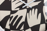 RELOJ PARED METAL BLANCO 40x4,5X40 CM