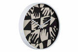 RELOJ PARED METAL BLANCO 40x4,5X40 CM