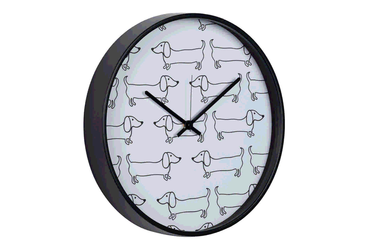 RELOJ PARED METAL NEGRO 40x4,5X40 CM