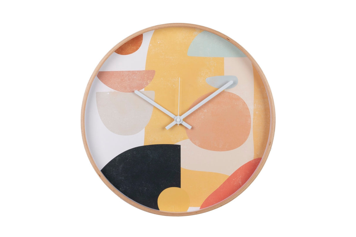 Horloge murale naturelle 40x4,5x40 cm