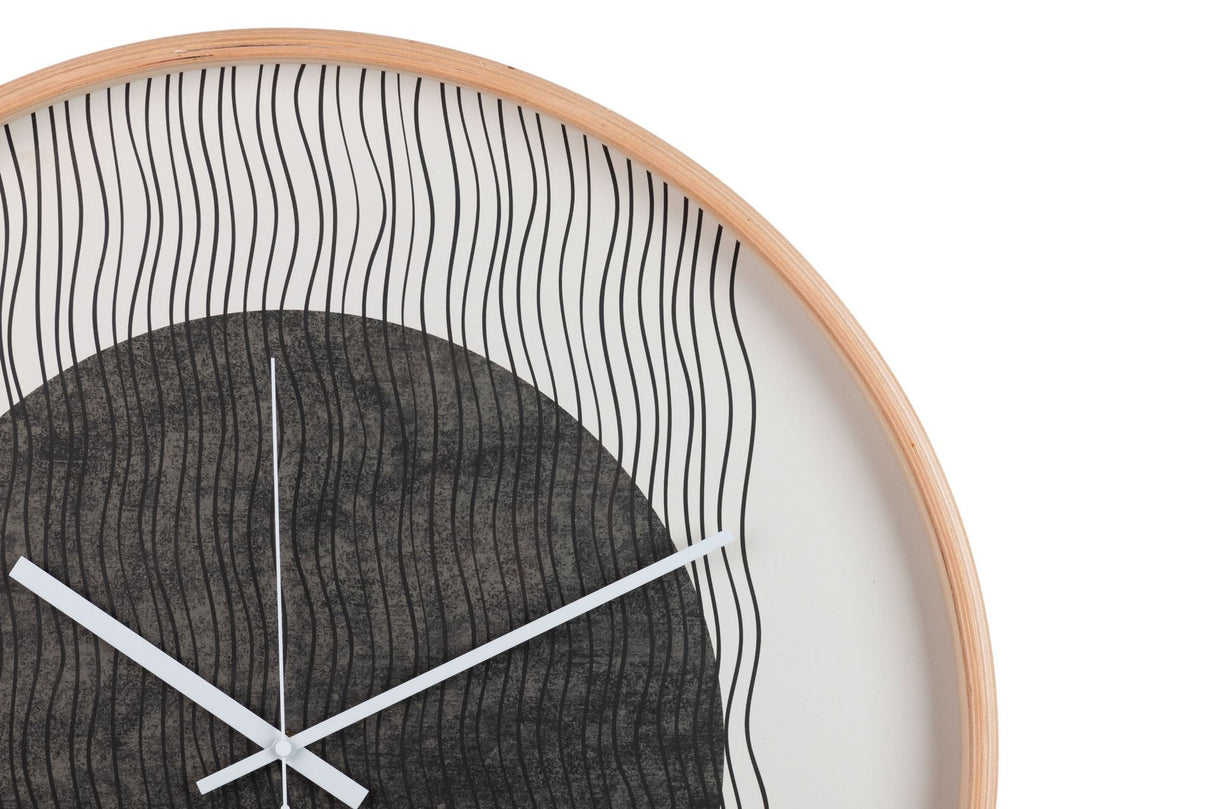 RELOJ PARED METAL NATURAL 60x4,5x60 CM