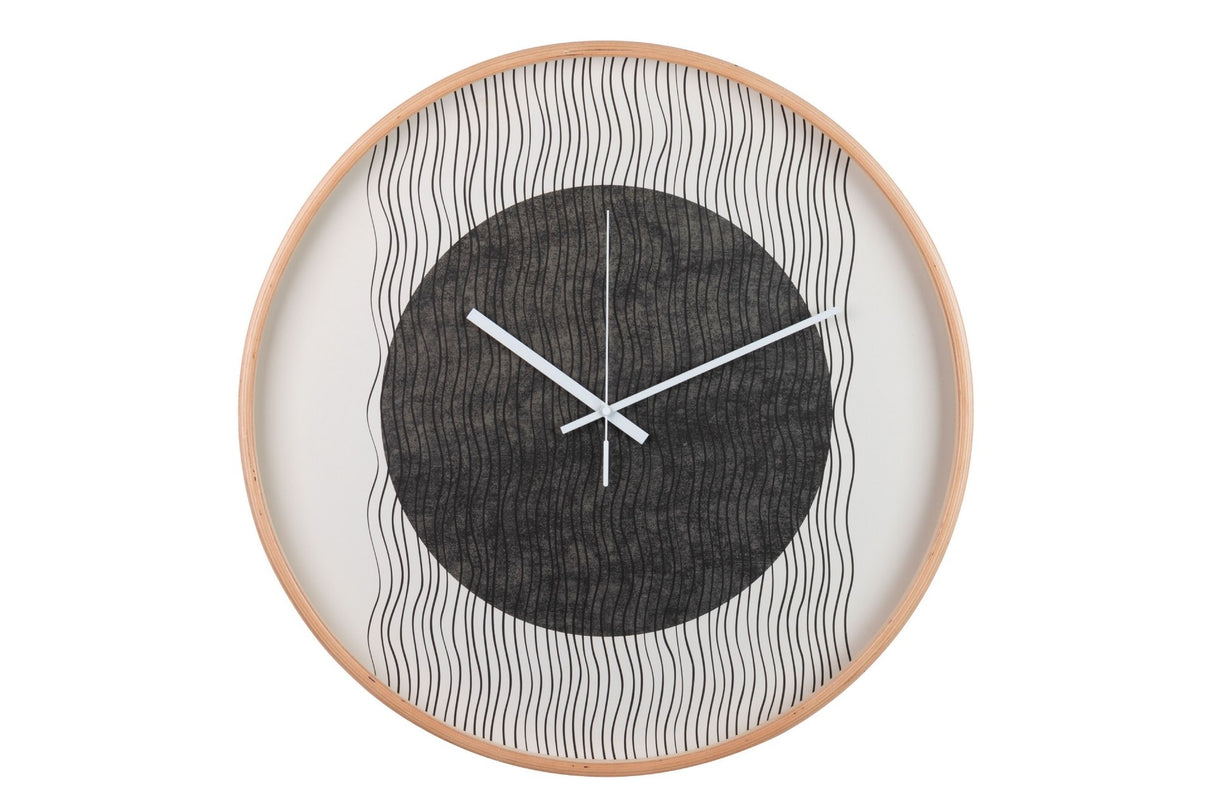 RELOJ PARED METAL NATURAL 60x4,5x60 CM