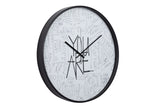 RELOJ PARED METAL NEGRO 60x4,5x60 CM