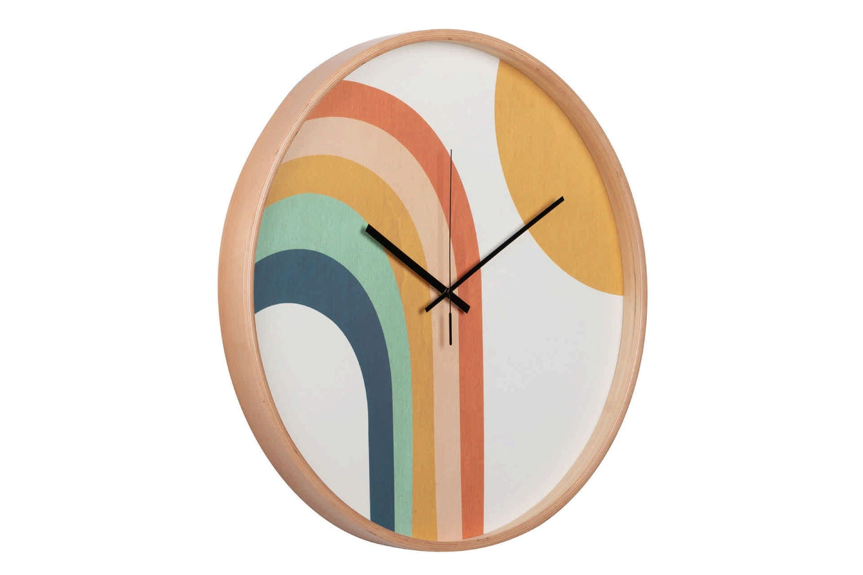 RELOJ PARED METAL NATURAL 60x4,5x60 CM