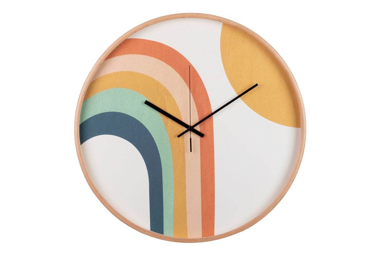 RELOJ PARED METAL NATURAL 60x4,5x60 CM