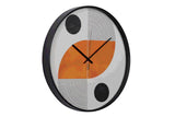 RELOJ PARED METAL NEGRO 60x4,5x60 CM