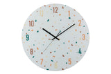 RELOJ PARED TERRAZO 60x4,5x60 CM