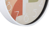 RELOJ PARED METAL BLANCO 40x4,5X40 CM