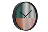 RELOJ PARED METAL BLANCO 40x4,5X40 CM