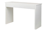 Scrivania in legno intagliato bianco-champa120x45x80cm