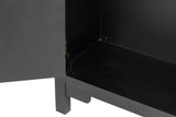 Gabinete Black-Dorado Wood 60x30x100 cm