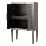 Armoire haute argent 100x45x161 cm