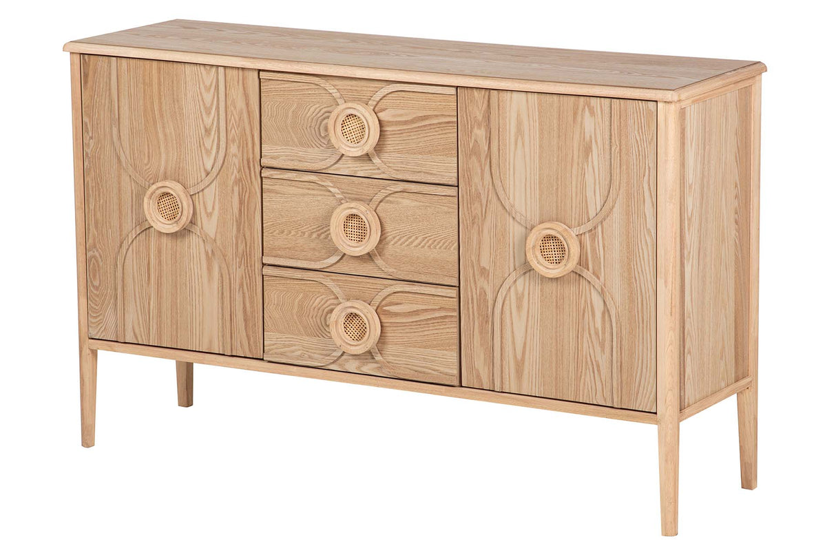 MDF Brown 130x38x80 cm Sideboard